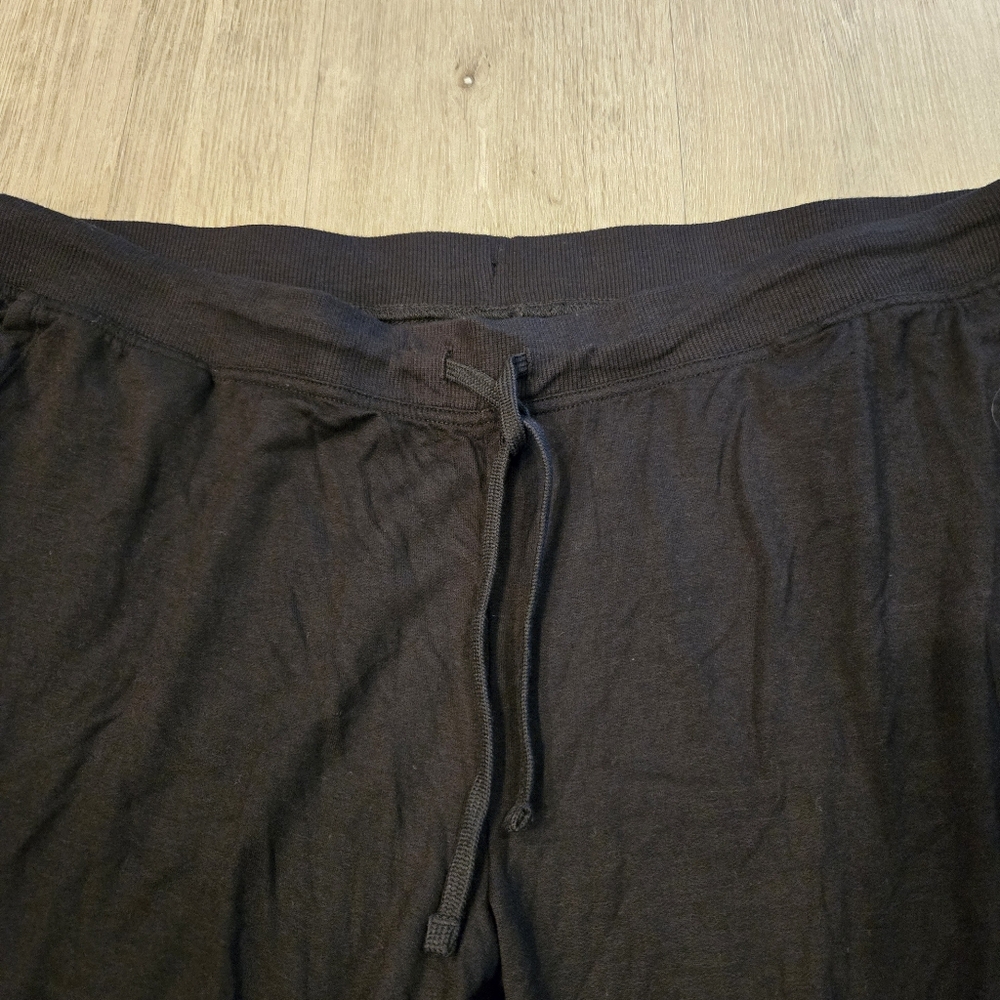 Alfani Black Pajama Pants Drawstring Pockets Womens Sz XXL - Picture 2 of 4